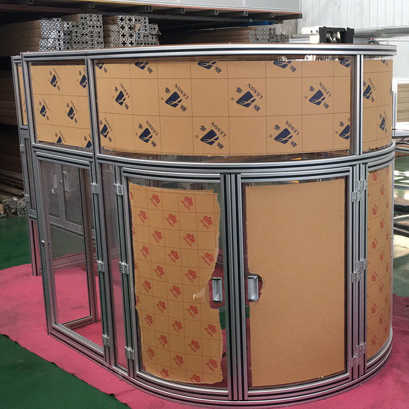 欧标铝型材 L工业铝型材铝方管 鱼缸 设备框架 加工定制