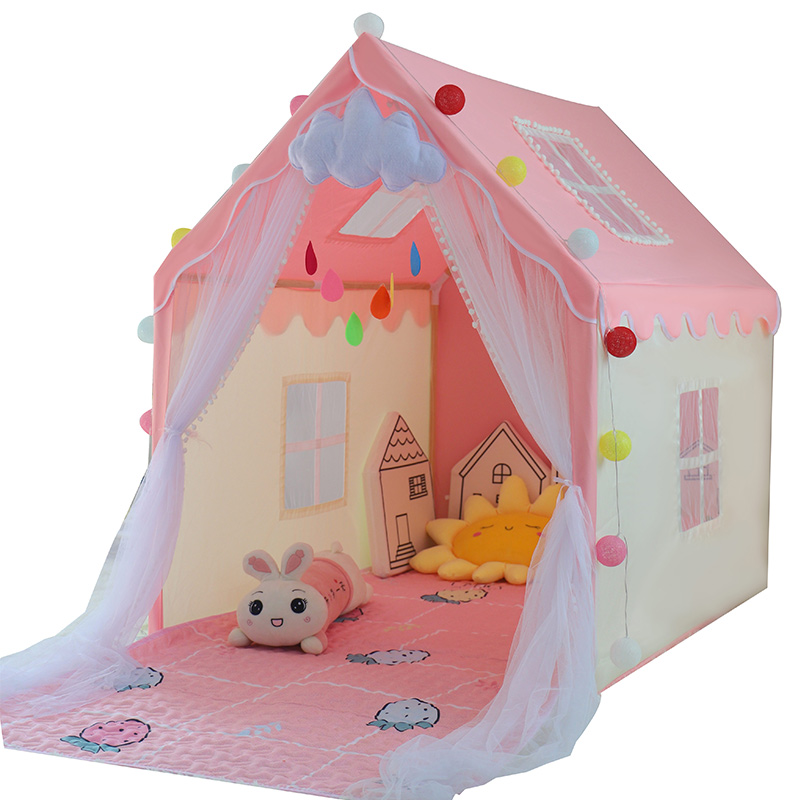 儿童室内帐篷男孩家用公主游戏屋城堡大号床上睡觉小房子女孩蚊帐