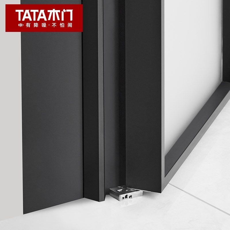 TATA木门阳台推拉门铝合金门厨卫门卫生间玻璃门隐形门移门LB106