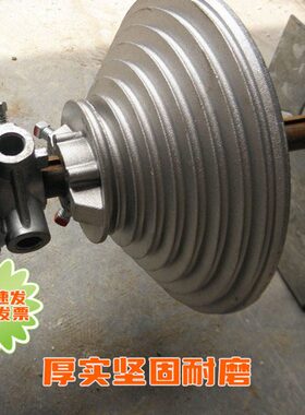 工业滑升门厂房门钢丝轮盘透视门提升门绞盘绕线轮铝盘11VL塔轮