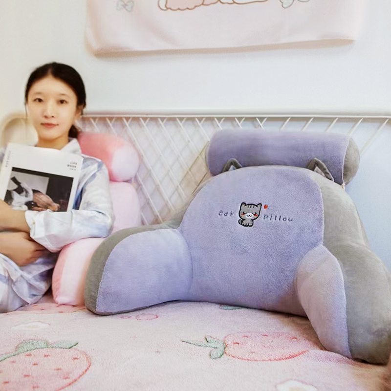床头靠垫软包大靠背枕沙发抱枕床上看书靠枕宿舍R床靠背护腰垫枕