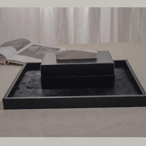 轻奢风皮革黑马毛香薰托盘摆件首饰收纳,家居饰品,香薰托盘,淘宝优惠券,粉丝福利购,淘宝优惠卷