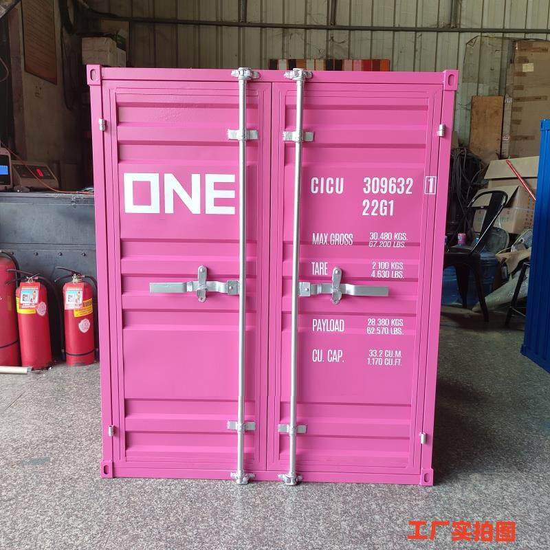 工业风集装箱储物柜铁艺覆古做旧创意收纳柜工具柜鞋柜网红定制柜,商业/办公家具,办公储物柜,淘宝优惠券,粉丝福利购,淘宝优惠卷