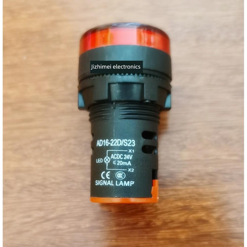 指示灯信号灯AD16-22D/S23 LED红绿黄色24V圆 中性