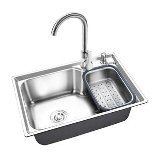 厨房水槽304不锈钢加厚单槽水槽蔬菜水槽水槽家用成套台订购盆