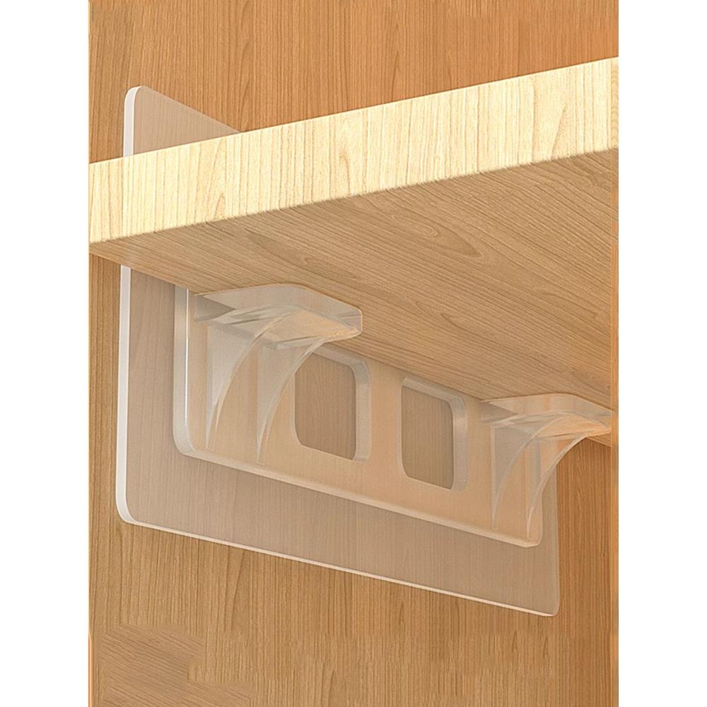 隔板钉衣柜免钉固定托架搁板托钉隔板卡扣支撑拖层板托粒家具配件