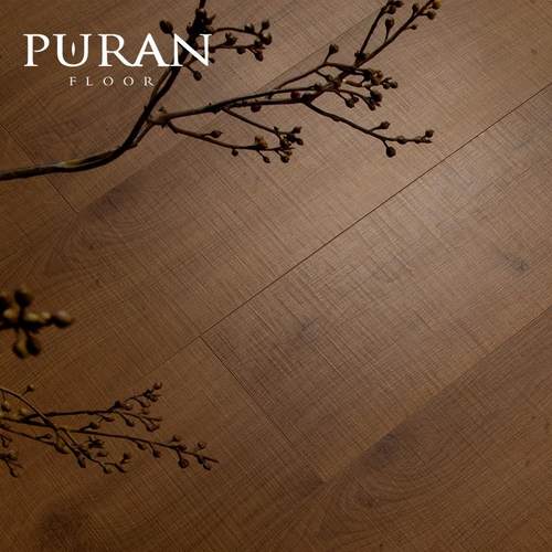 黑胡桃强化复合木地板家用中古侘寂风北美复古黑色仿古耐磨防水