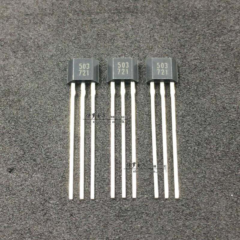 503 线性霍尔传感器 AH3503磁敏UGN3503元件3503开关 代替SS49E