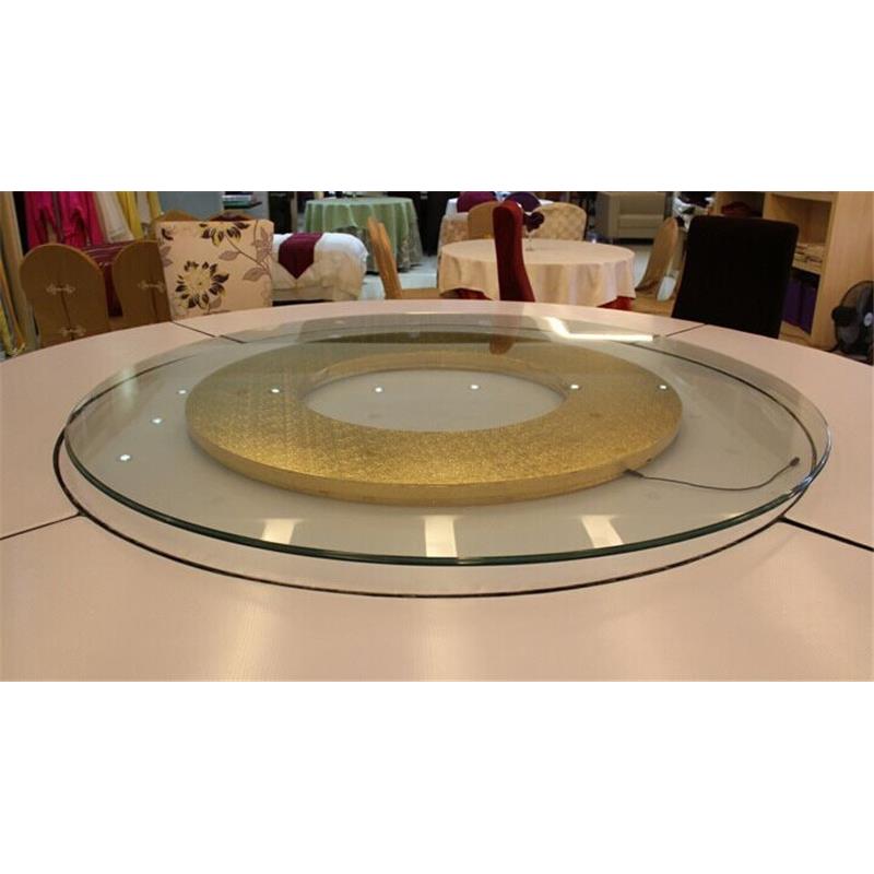 电动转盘底座圆芯餐桌自动转盘底座旋转展示台直播转台可调速遥控