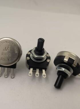 RI24 24型单联电位器电焊机 B1K B4.7K B5.2K 10K B100K A5K 圆柄