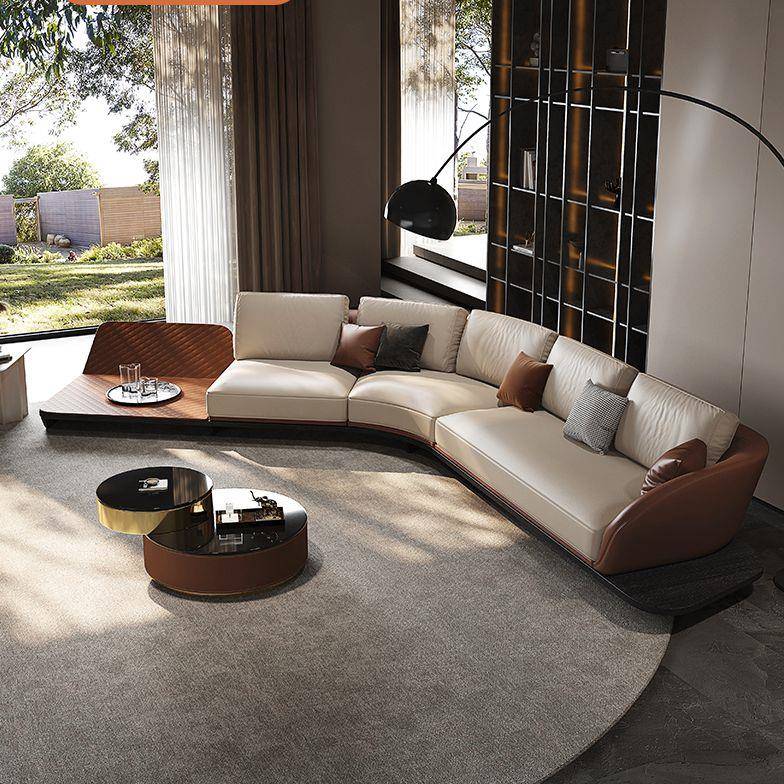 需定制法拉利沙发Reflex Segno意大利异形真皮迪丽热巴意式极简弧