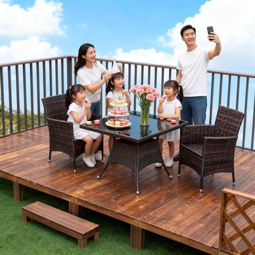 户外防腐木地板阳台庭院实木平台花园榻榻米木台阶露台木地台室内