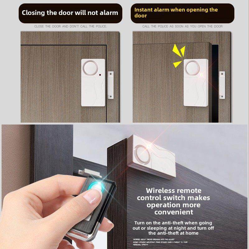 遥控开关门窗报警器家用大门窗户门磁防盗小偷防贼神器开门提醒器,电子/电工,门磁报警器,淘宝优惠券,粉丝福利购,淘宝优惠卷