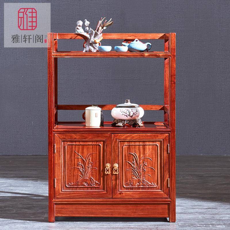 需定制红木茶水柜刺猬紫檀茶叶柜储物柜明式酒水柜实木餐边柜仿古
