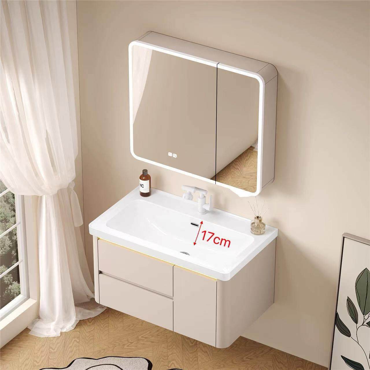 蜂窝铝浴室柜加深陶瓷一体盆组合卫生间洗脸洗手台盆抽屉款卫浴柜,家装主材,浴室柜组合,淘宝优惠券,粉丝福利购,淘宝优惠卷