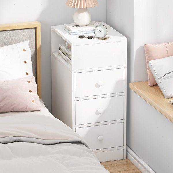 床头柜超窄30cm小型卧室现代简约床边柜简易款迷你储物收纳小柜子,住宅家具,床头柜,淘宝优惠券,粉丝福利购,淘宝优惠卷