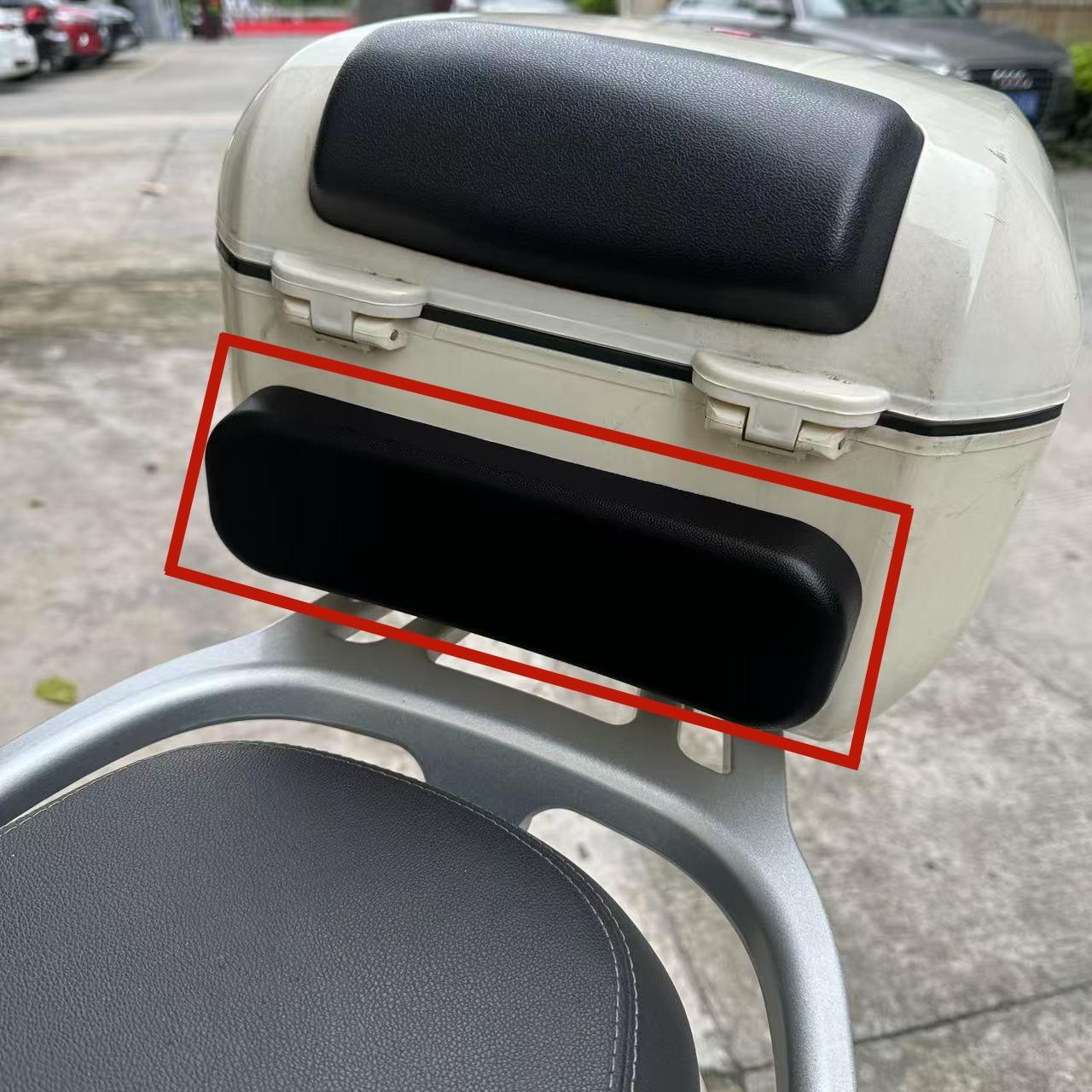 电动车尾箱靠背海绵垫方形尾箱缓冲靠垫途者28L尾箱电动车靠背