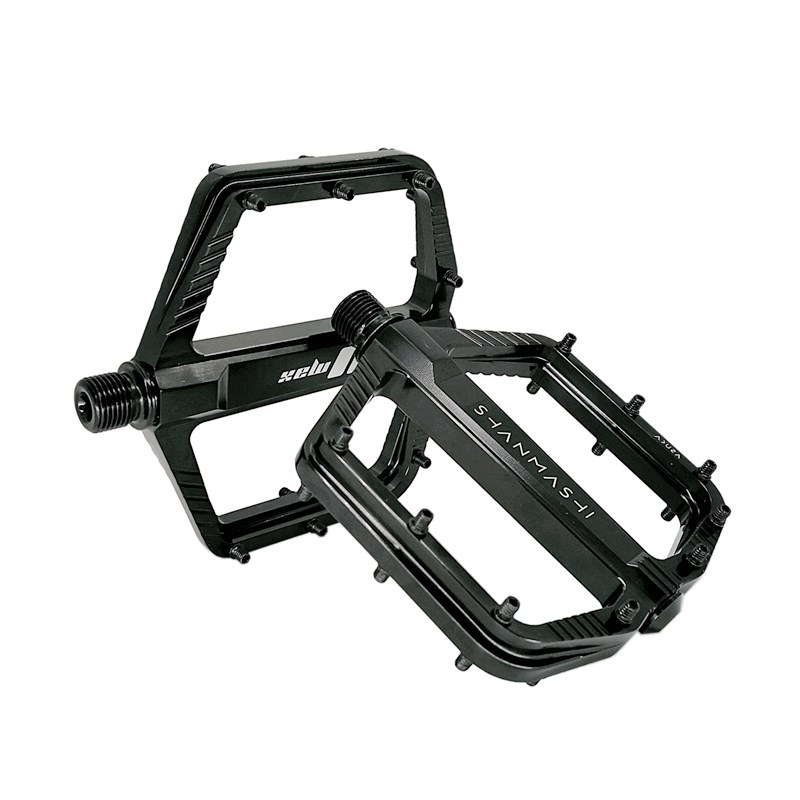 山马士VMAX抛光轻量猛男粉公路山地自行车轴承折叠车改装脚蹬防滑