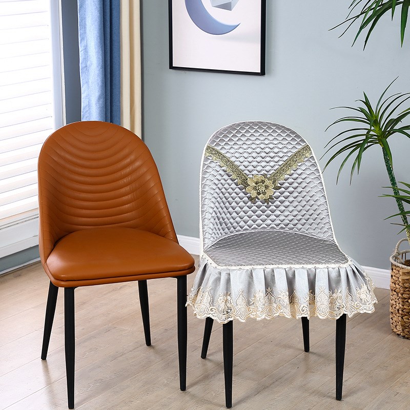 毛毛虫椅子套罩圆弧形餐桌椅套防猫抓2024新款防滑靠背一体座椅套