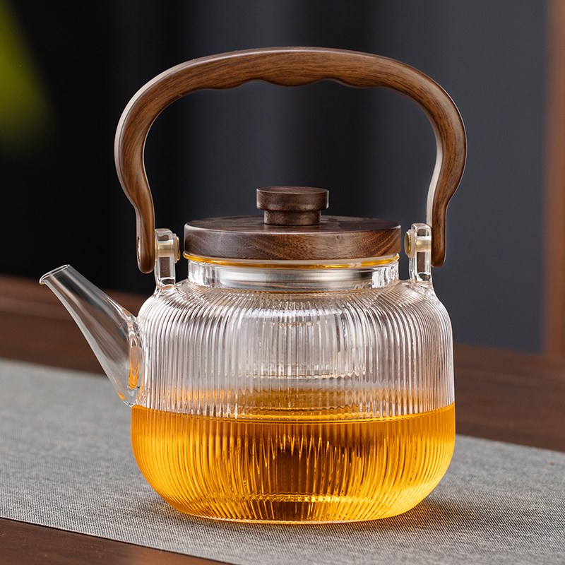 煮茶壶2025新款泡茶家用单壶加厚耐高温明火专用电陶炉玻璃烧水壶