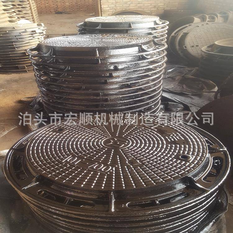 专业生产球墨铸铁井盖重型700轻型方形现货供应检查井热镀锌