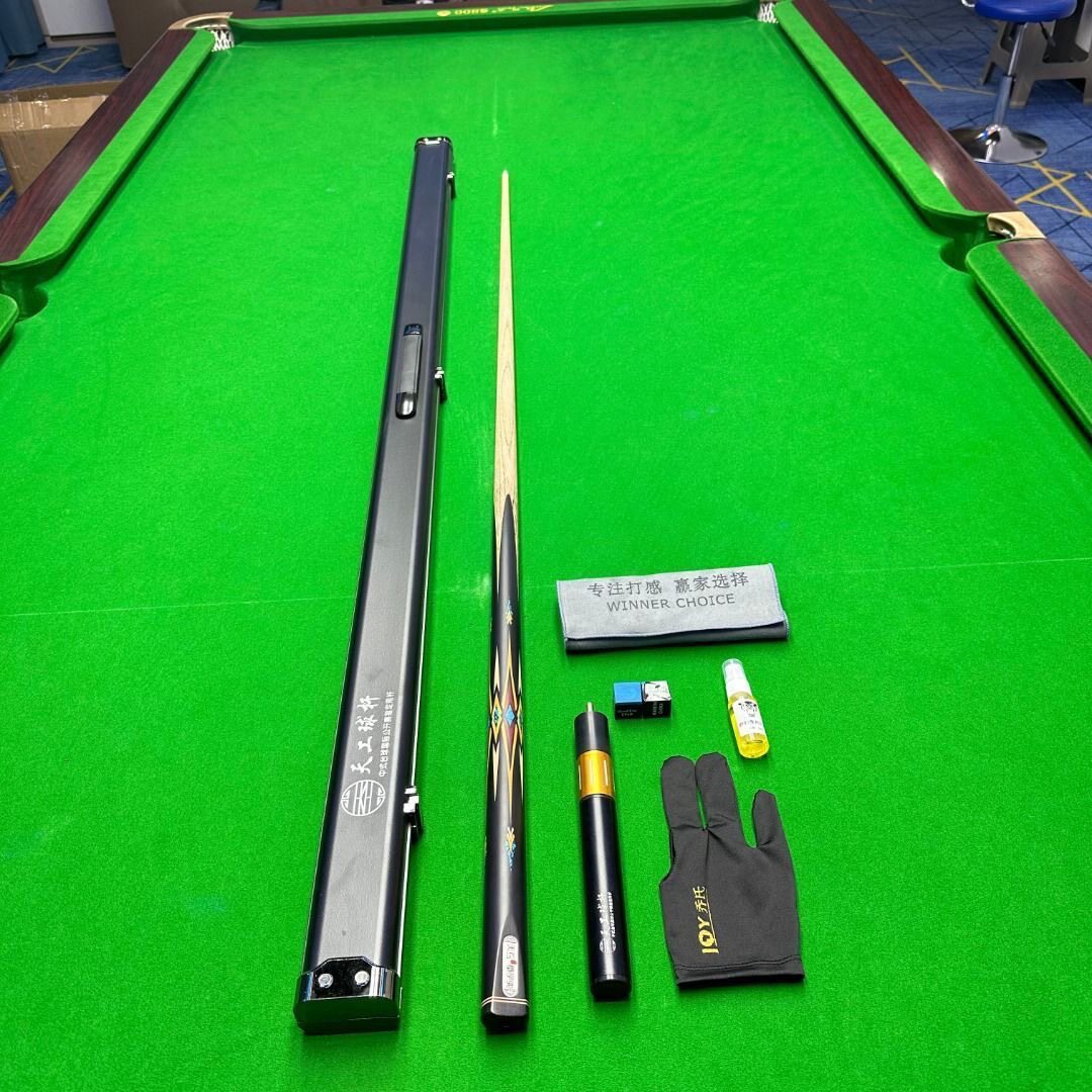 天工墨子6同款一比一纯手工台球杆带nfc打感通透图片