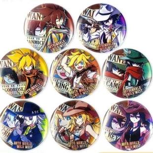 凹凸世界西部牛仔系列吧唧徽章雷狮安迷修雷伊金秋格瑞嘉德罗斯谷