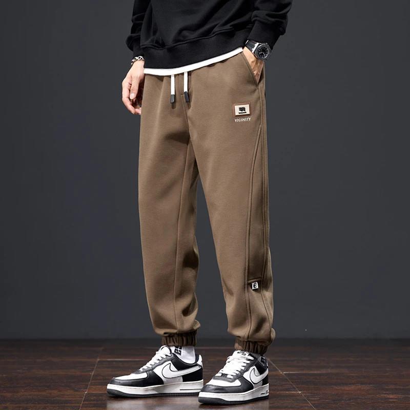 嘉意侬男士卫裤秋冬季2s025新款时尚潮牌束脚运动休闲裤男裤子