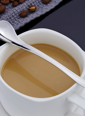 304不锈钢咖啡勺甜品勺11.5cm小调羹搅拌勺雪糕勺调料勺药粉勺