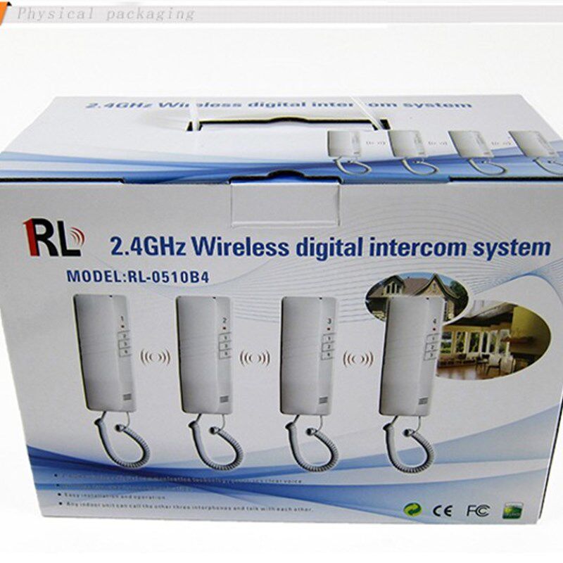 无线对讲可通话电话机家用穿墙内网别墅老人院呼叫器四路双向柔乐