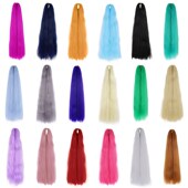 潼漫 cos假发120cm万用发料发丝毛娘造型高温亚克丝玉米须蓬蓬发