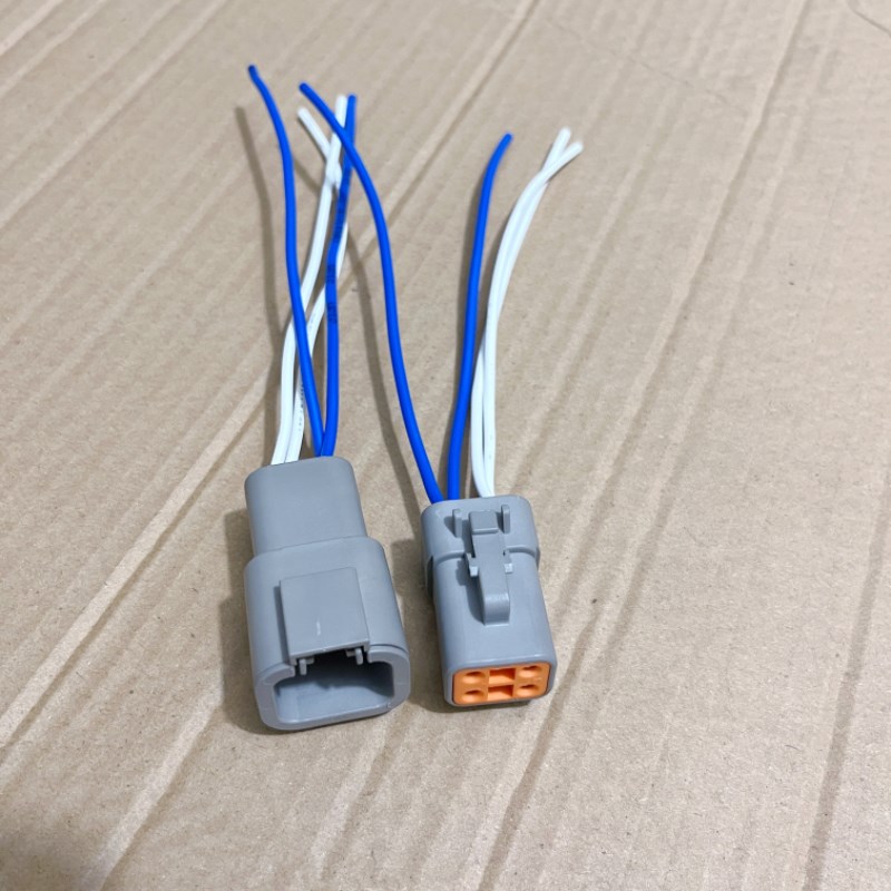 挖掘机沃源旋转电控抓木器夹木机线束控制器插头大小臂爪子对接头