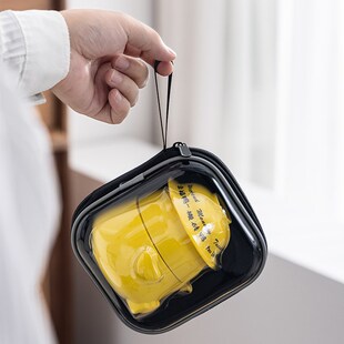 加油鸭便携式旅行茶具户外功夫快客杯伴手礼陶瓷便携旅行定制logo