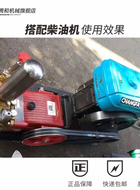 腾和TH-4500A型三缸柱塞泵高压农用打药机高山抽送水泵头灌溉陶瓷