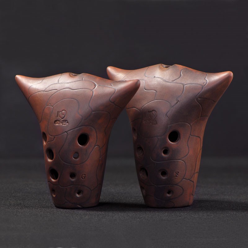 空谷埙牛头埙专业演奏好吹十孔刚猛有力调式齐全还可当茶宠可水洗