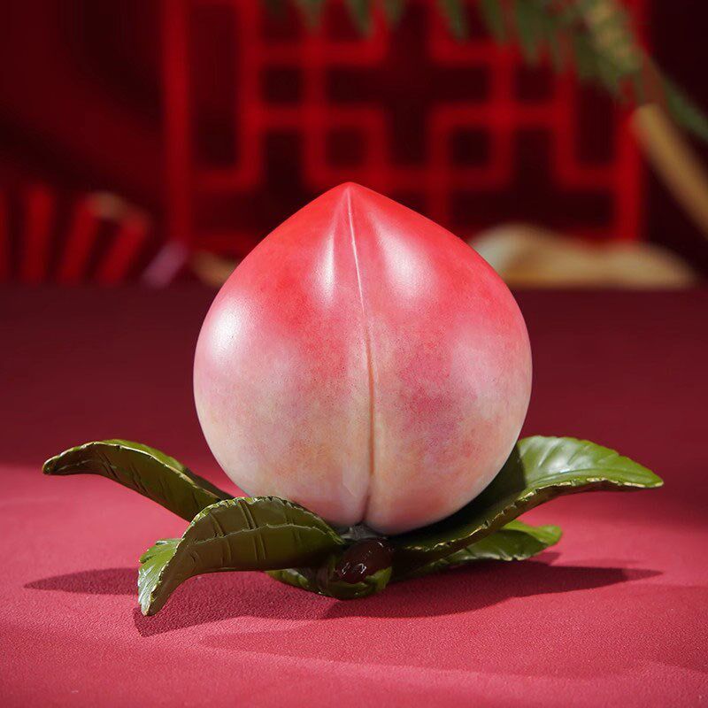 威弗列德铜摆件《寿桃》黄铜工艺品饰品长辈祝寿送礼礼品蟠桃装饰