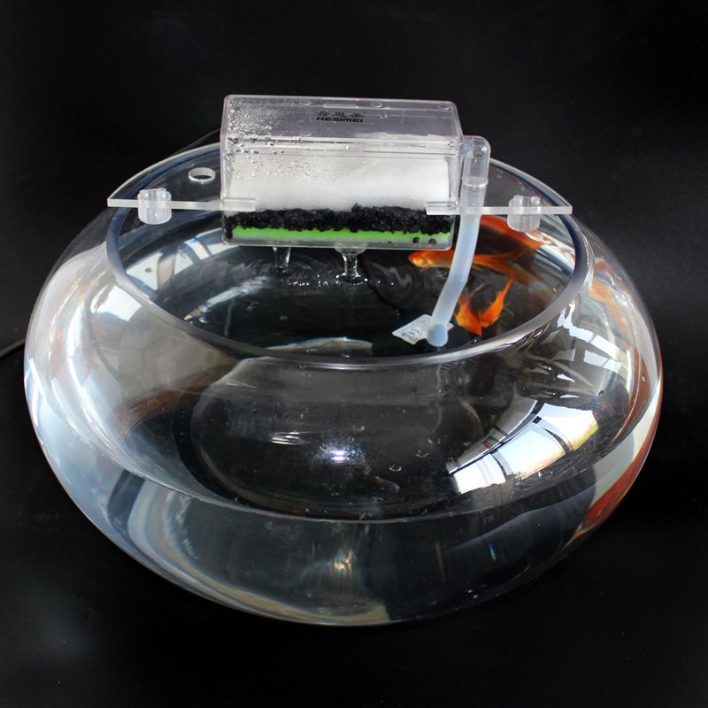 圆形鱼缸过滤器低水位吸便滴流滤盒设备水族用品三合一外置过滤器
