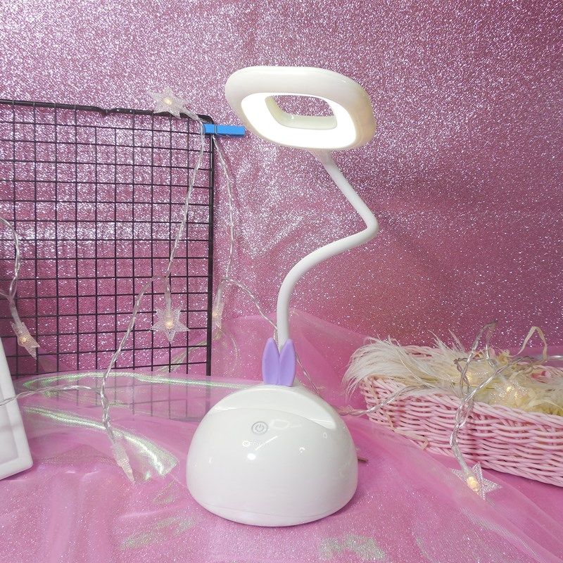 USB可充电LED小台灯护眼书桌大学生宿舍寝室卡通可爱少女卧室床头,家装灯饰光源,阅读台灯(护眼灯/写字灯),淘宝优惠券,粉丝福利购,淘宝优惠卷