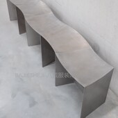 店陈列架橱窗展示架 中岛台弧形摆台女装 服装 店流水台不锈钢落地式