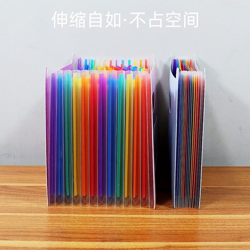 A4风琴包大容量文件夹孕检产检资料收纳册档案盒合同夹学生试卷袋