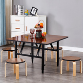 桌子升降免安装 餐桌麻将桌便捷饭桌吃饭四方桌圆桌