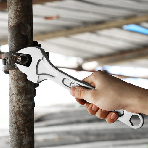 沪森架子木工专用死扳手9222搭棚架板子梅22mm口汽修工具