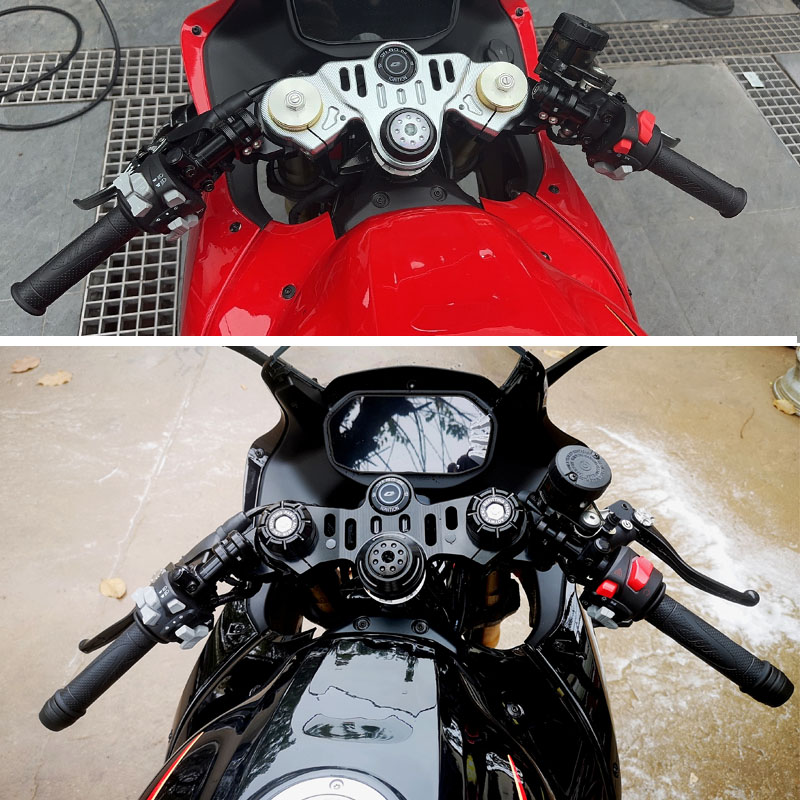 适用赛600 CBR650R 春风450SR CBF190TR改装 降低分离手把 车把