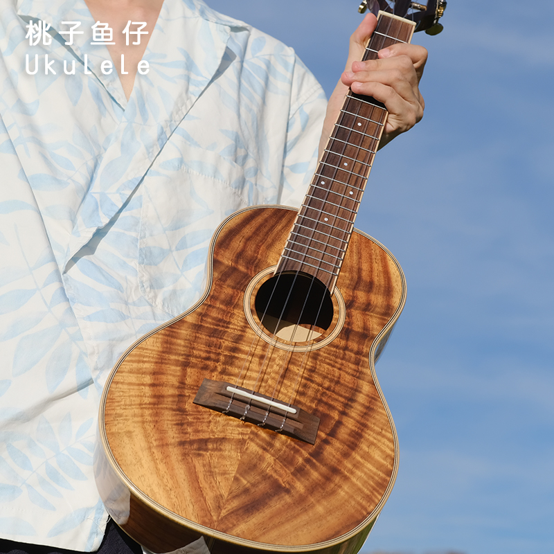 桃子鱼仔 ukulele 尤克里里ACE A65相思木全单板26寸乌克丽丽吉他