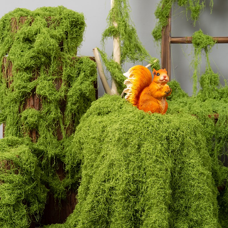微景观仿真绿植苔藓草坪造景仿生青苔丝花盆道具橱窗展柜假植物