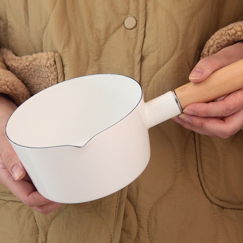 搪瓷加厚小奶锅卷边带漏嘴煮面泡面辅食锅黄油锅老式搪瓷锅热牛奶,厨房/烹饪用具,奶锅,淘宝优惠券,粉丝福利购,淘宝优惠卷