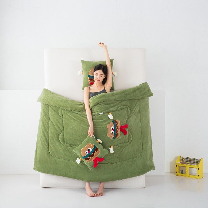 卡通爱两用抱枕被靠垫枕头被午休空调被汽车沙发午睡学生纯色绒,居家布艺,抱枕被,淘宝优惠券,粉丝福利购,淘宝优惠卷