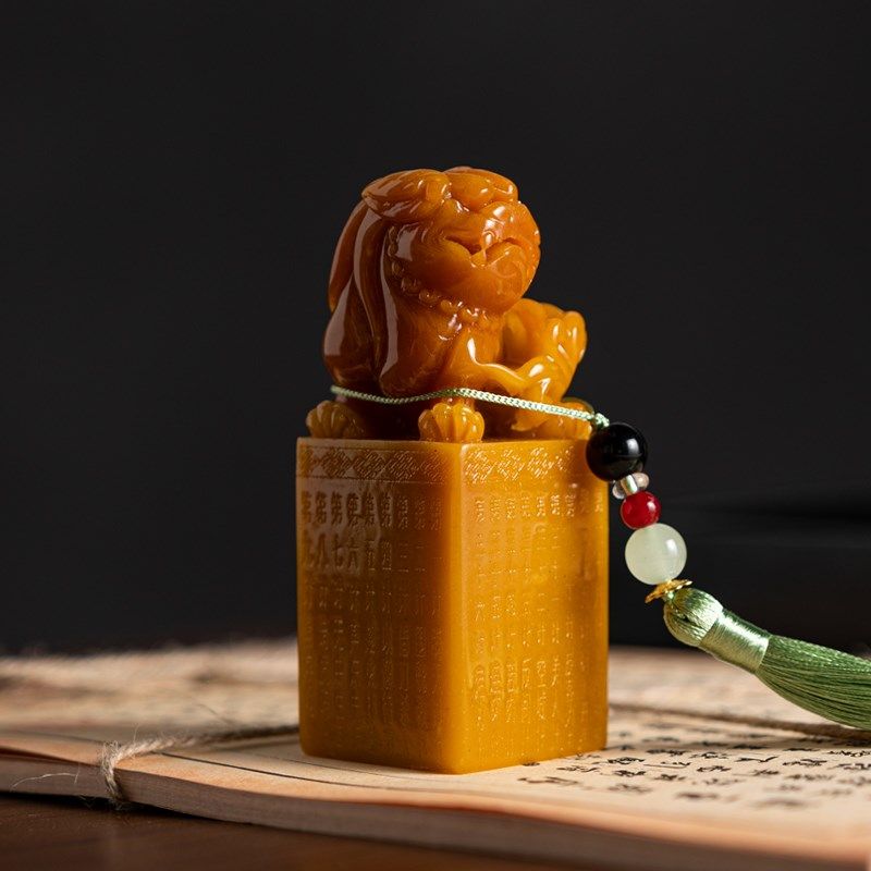 新玻璃罩玉玺印章酒店样房会所书房书桌茶室博古架饰品,家居饰品,装饰摆件,淘宝优惠券,粉丝福利购,淘宝优惠卷