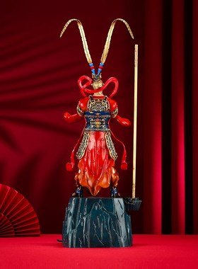 黄铜孙悟空摆件齐天大圣《王者归来》桌面家居开业礼品商务送礼品