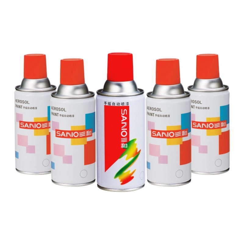 整箱三和自动手摇喷漆光油漆镀铬电镀锌色整件黑白蓝大红色防锈